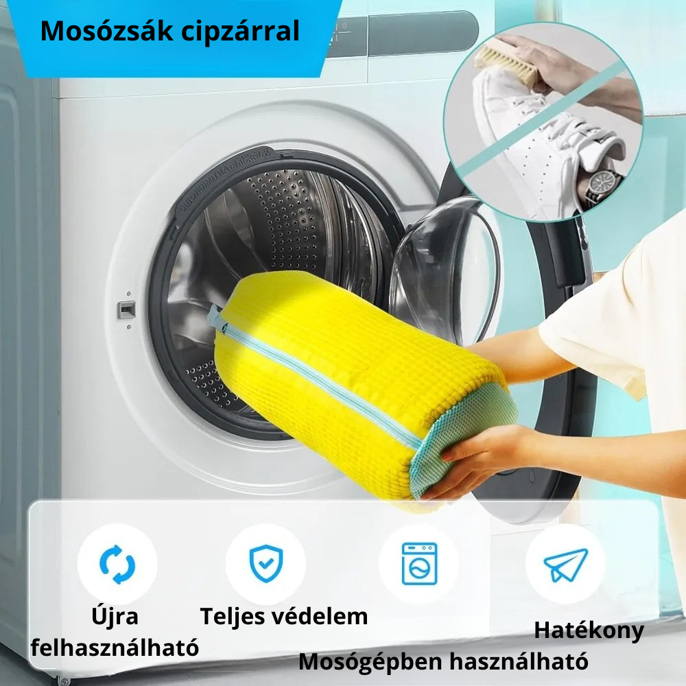 Cipőmosó zsák minden cipőtípushoz