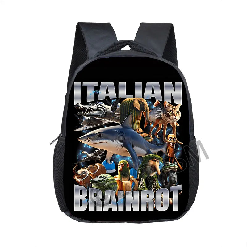Vicces Italian Brainrot hátizsák kicsiknek