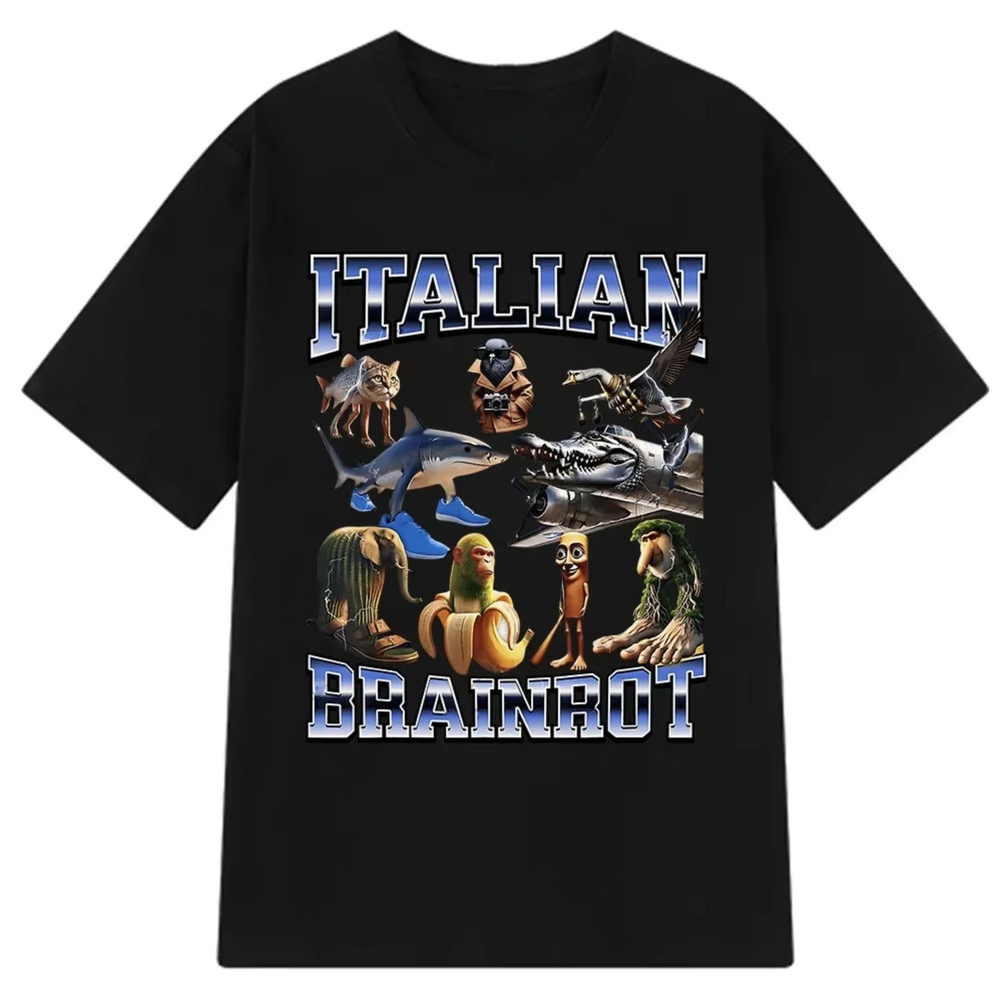 Italian Brainrot vicces mém póló