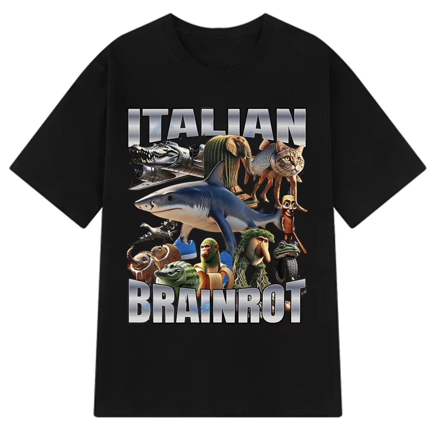 Italian Brainrot vicces mém póló