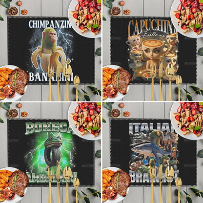 Italian Brainrot konyhai alátétek