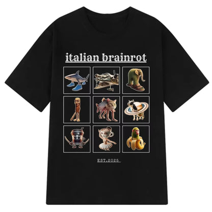 Italian Brainrot vicces mém póló