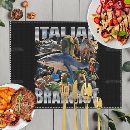 Italian Brainrot konyhai alátétek