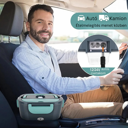 Elektromos ételmelegítő INGYEN táskával – 1,5L, 60W