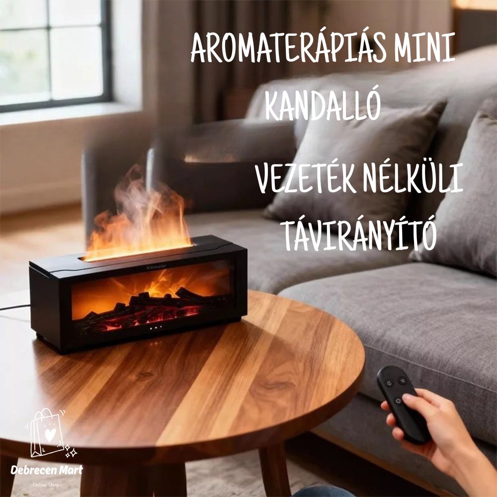 Aromaterápiás mini kandalló