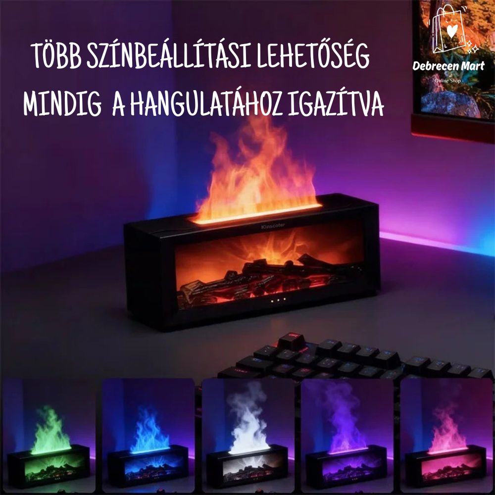 Aromaterápiás mini kandalló