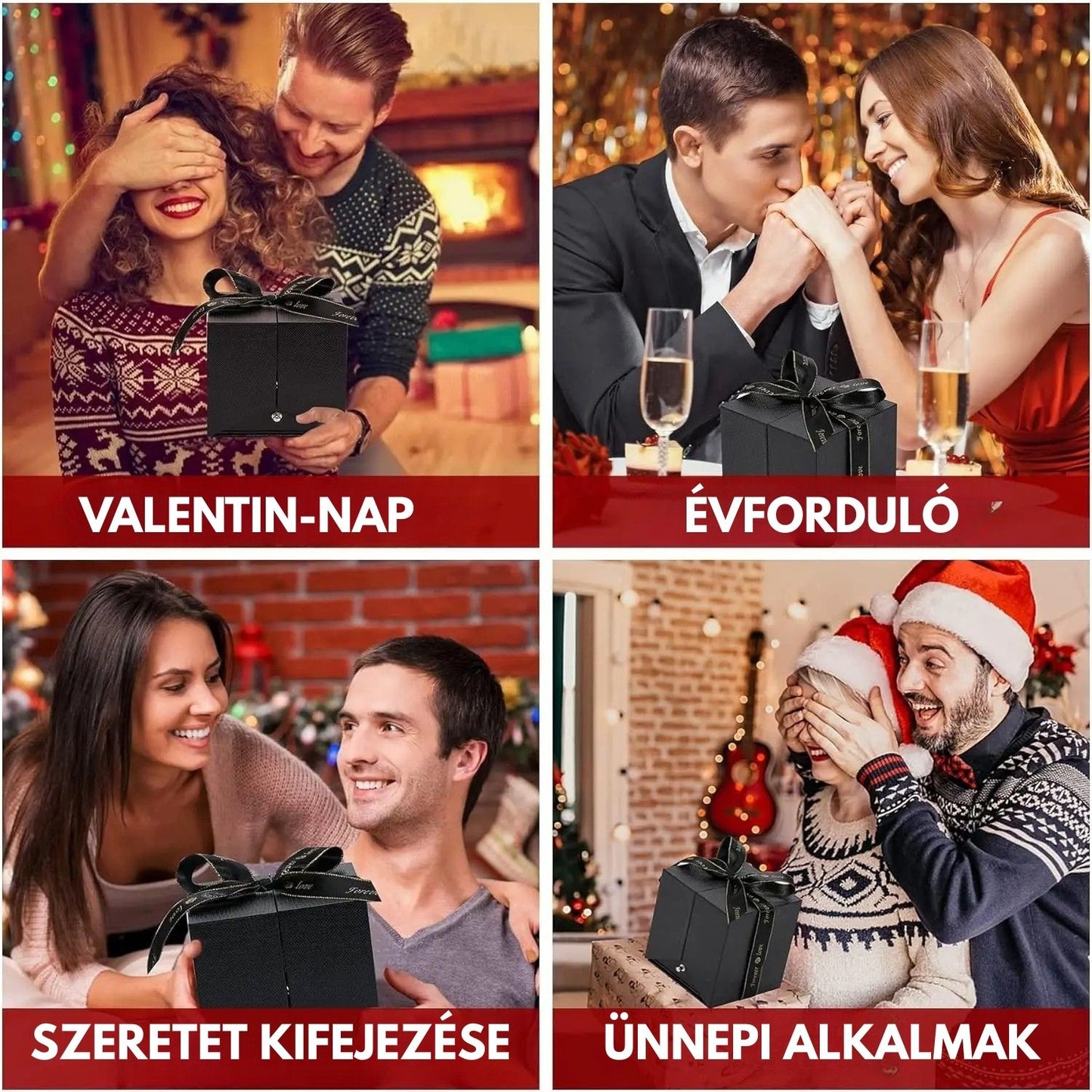 Titkos Rózsadoboz Nyaklánccal - A Tökéletes Ajándék