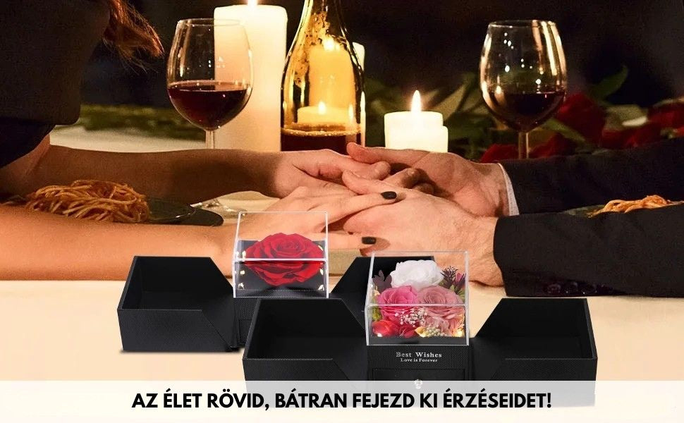 Titkos Rózsadoboz Nyaklánccal - A Tökéletes Ajándék